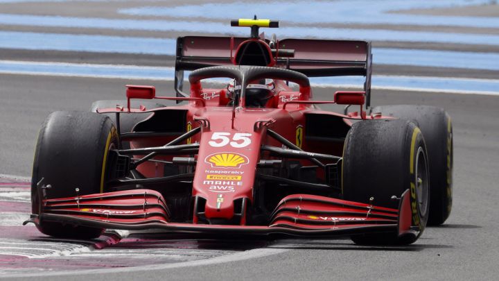 Carlos Sainz (Ferrari SF21). Paul Ricard, Francia. F1 2021.