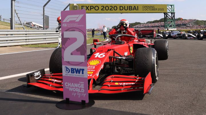 Charles Leclerc (Ferrari SF21). Silverstone, Gran Bretaña. F1 2021.