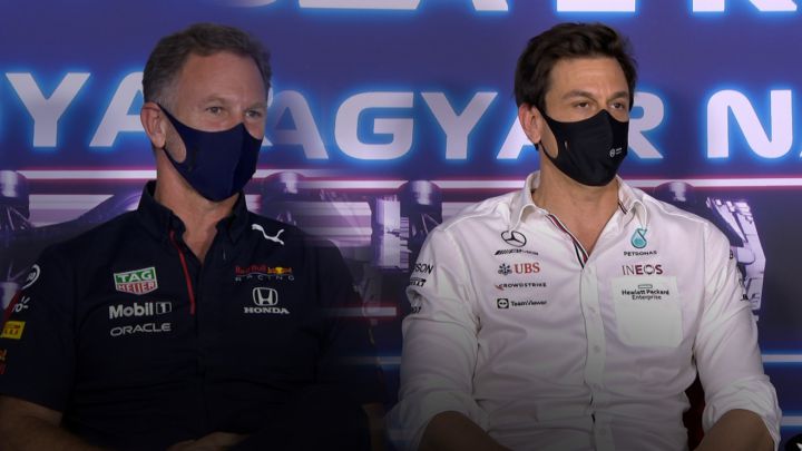 Christian Horner y Toto Wolff 2021