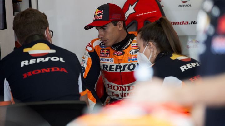 Márquez: "He salido a correr infiltrado en el brazo"