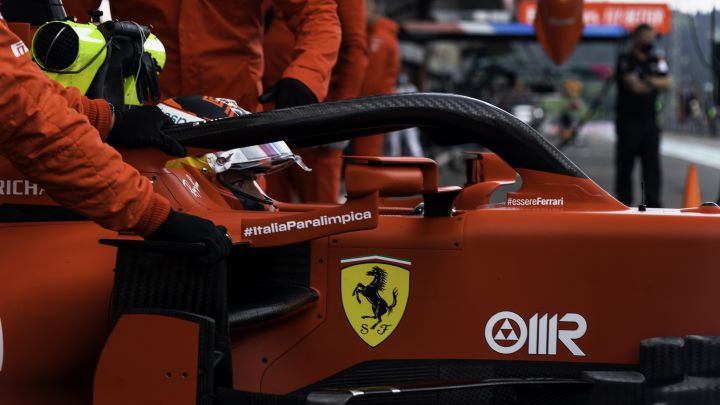 Carlos Sainz (Ferrari SF21). Spa-Francorchamps, Bélgica. F1 2021.