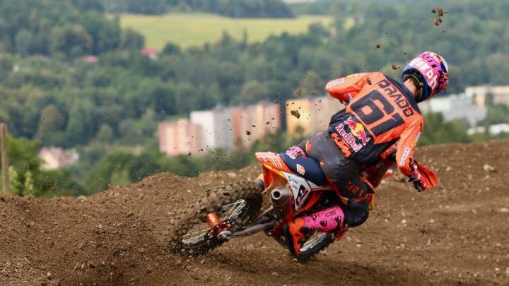 Jorge Prado durante la clasificación del GP de la República Checa