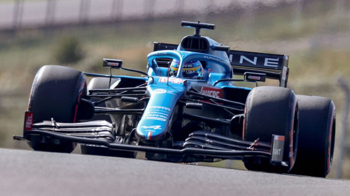 Fernando Alonso (Alpine A521). Zandvoort, Países Bajos. F1 2021.