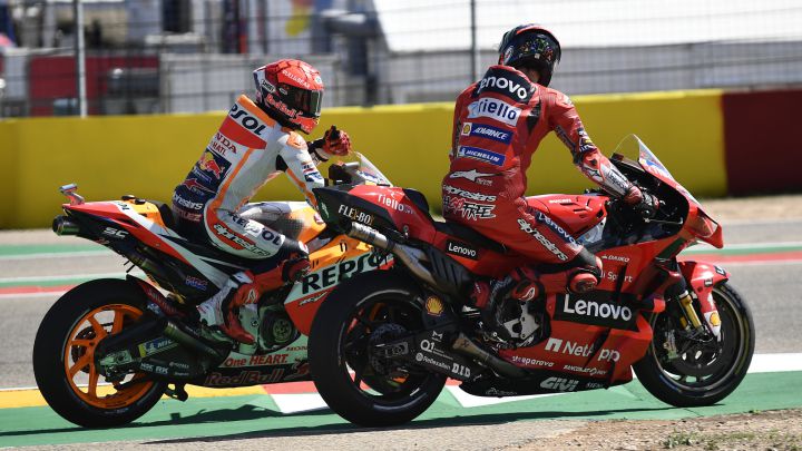Tardozzi: "En Ducati gusta más ganar ganando a Márquez"