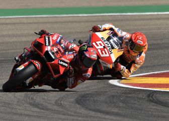 Márquez vuelve en la victoria de Bagnaia