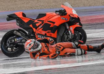 La lluvia complica a los pilotos en el GP de Misano