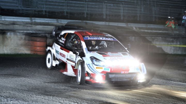 Rovanpera se cuela en la fiesta de Ogier y Evans
