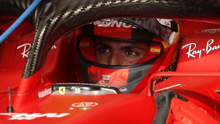 Carlos Sainz (Ferrari). Losail, Qatar. F1 2021.