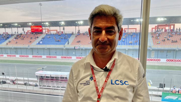Juan Baquero, director del circuito de Losail, durante el GP de Qatar de F1 2021.