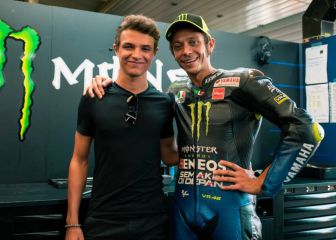 Rossi acepta el reto de Norris