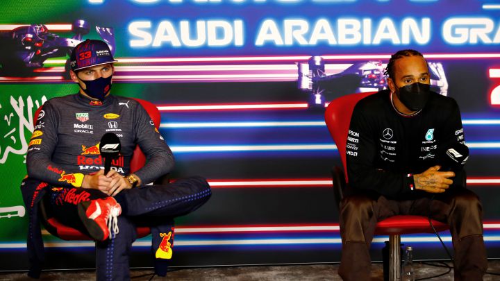 Verstappen y Hamilton.