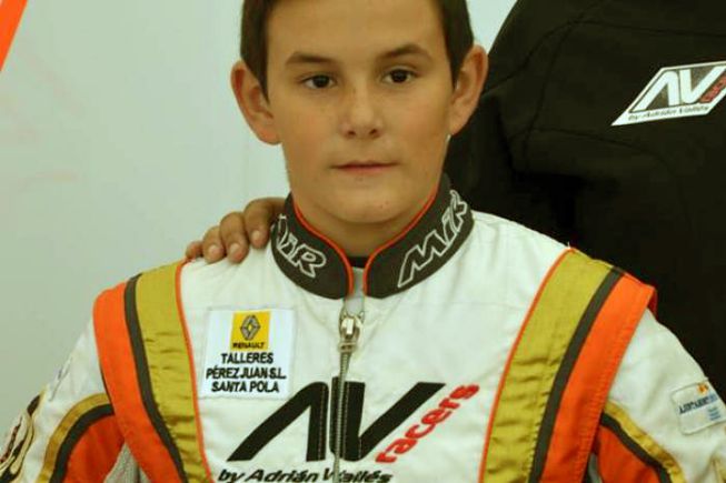 Daniel Maciá lucha por el Nacional de karting