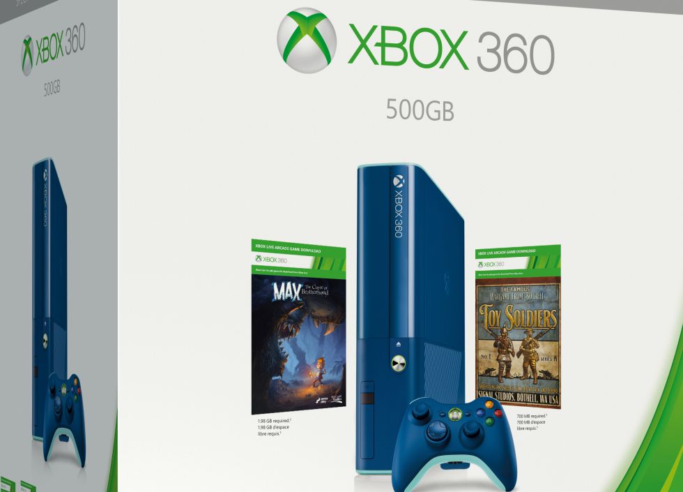 Tres nuevos packs de Xbox 360 con 500GB llegarán a España