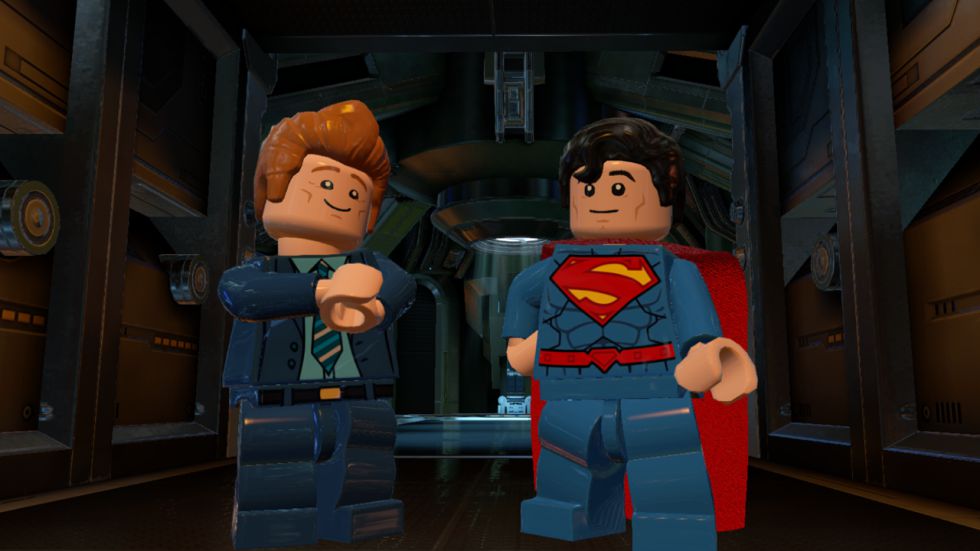 Conan O'Brien, Stephen Amell y Kevin Smith en LEGO Batman 3