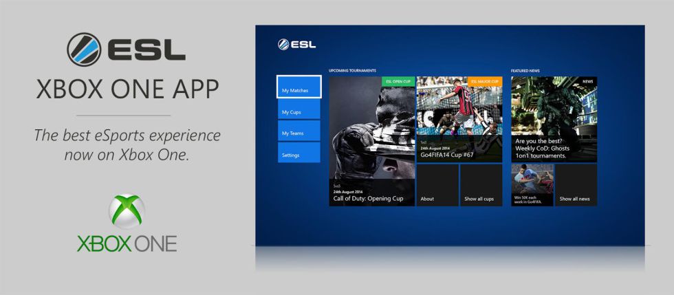 ESL lanza ESL App para Xbox One