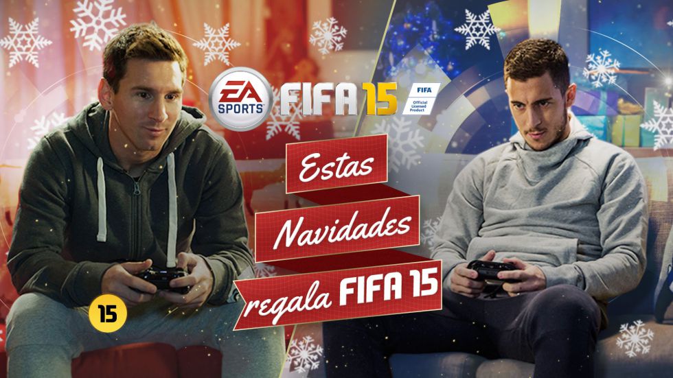 Messi y Hazard protagonizan el spot navideño de EA Sports