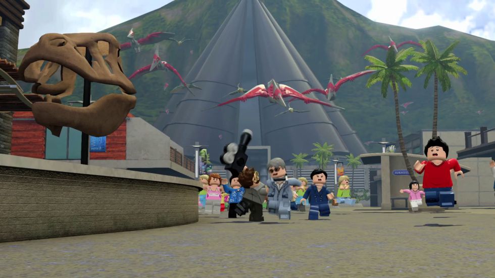 LEGO Jurassic World: una visita por el parque (vídeo)