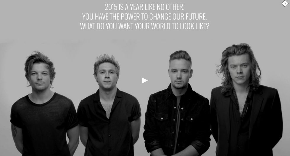 One Direction da un paso al frente para cambiar el mundo