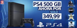 PlayStation 4 también baja de precio: 349,99 € con 500GB