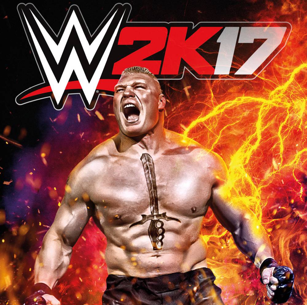 Brock Lesnar será la estrella de la portada de WWE 2K17