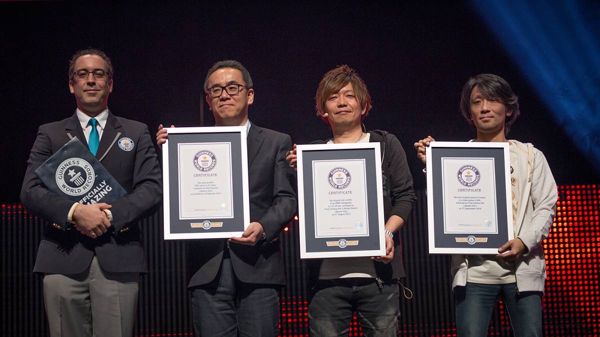 Tres nuevos récords Guinness para la saga Final Fantasy