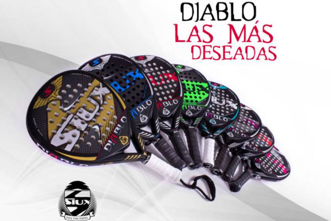 La gama de palas de pádel SIUX Diablo que podrá adquirir el Black Friday.