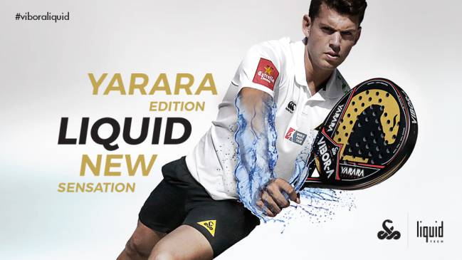 La pala de pádel Vibora Yara Edition Liquid 2017, pala de Ramiro Moyano.