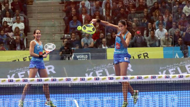 Mapi y Majo Sánchez Alayeto en el Bilbao Open del World Padel Tour.