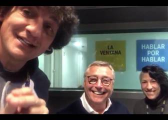 Jero vuelve al ring y visita a Michael Robinson