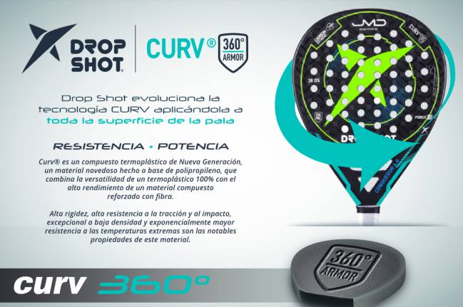 Curv 360º, un nuevo material de fabricación de Drop Shot.