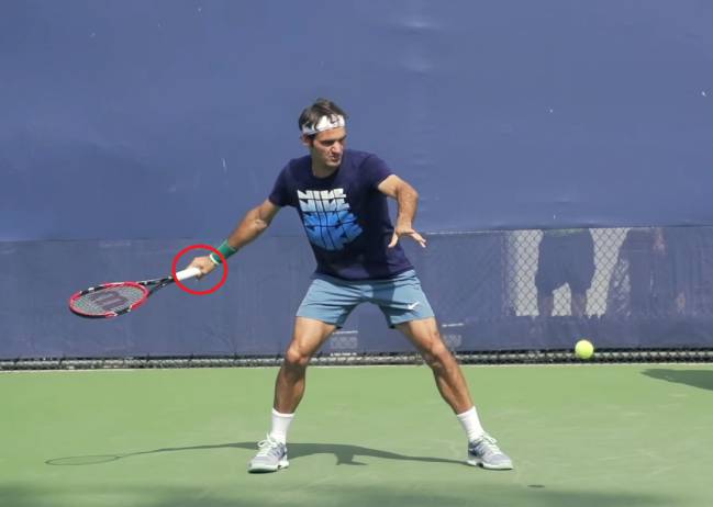 Federer Forehand