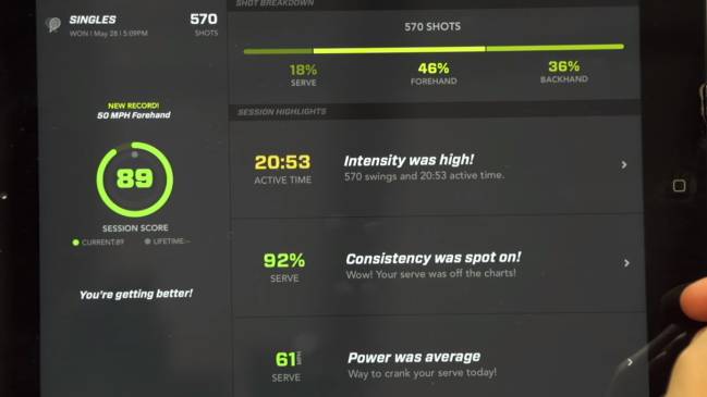Zepp Tennis 2 App