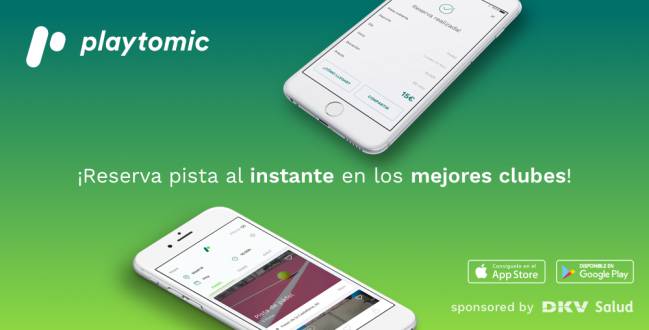 La herramienta móvil Playtomic.