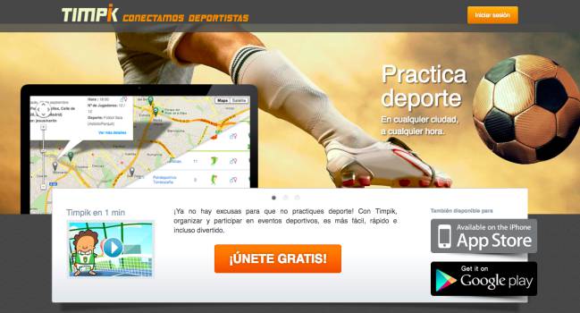 Timpik, la aplicación para encontrar partidos de pádel