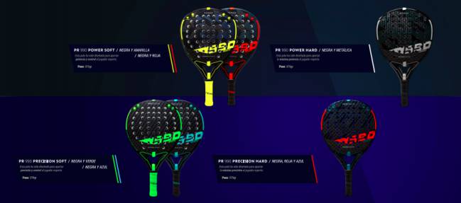 La colección de palas de pádel Kuikma 2019.