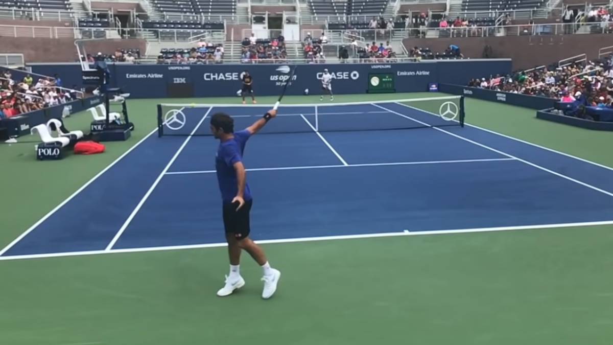 federer backhand