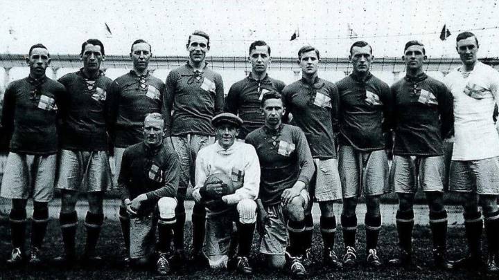 Imagen de la selección sueca ante la que se enfrentó España en Amberes.