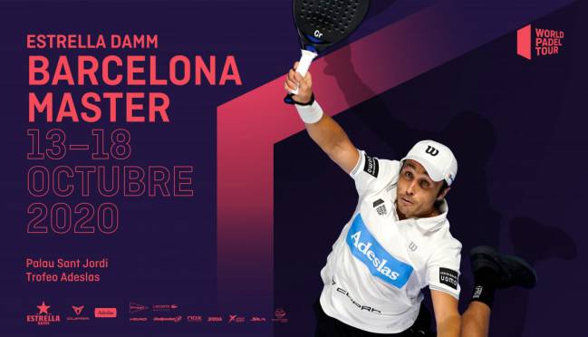 El cartel del Estrella Damm Barcelona Master 2020 del World Padel Tour.