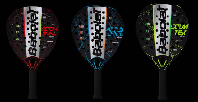 Las tres nuevas propuestas de la Explosive Power Line de Babolat Padel.