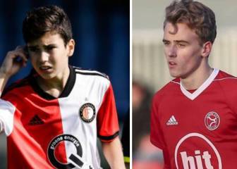 El cielo y el infierno de los hijos de Van Persie y Bergkamp