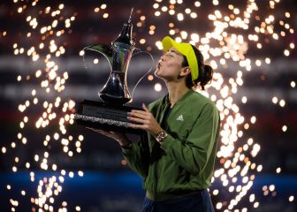 Muguruza: quien la sigue (y entrena su fuerza mental) la consigue