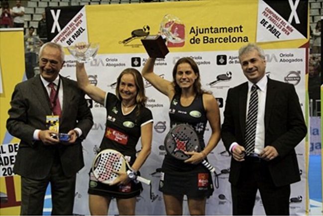 Carolina Navarro y Ceci Reiter, campeonas del mundo en 2012.