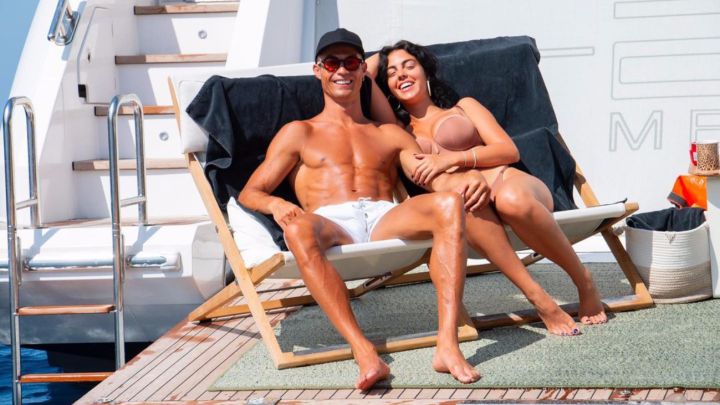 Cristiano Ronaldo de vacaiones junto a su novia, Georgina Rodríguez.