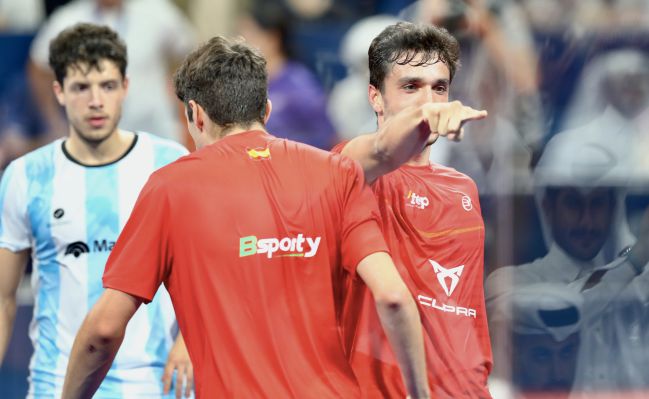 Galán y Coello en el Qatar Ooredoo World Padel Championship
