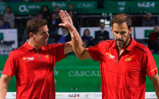Paquito Navarro y Juan Martín Díaz en la final de Cascáis 2016.
