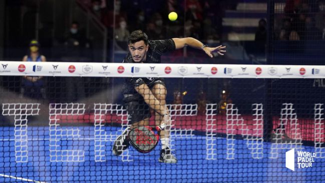 Ale Galán durante la final del Master Final de World Padel Tour.