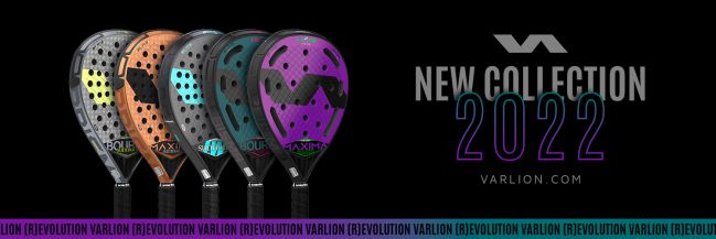 La nueva colección de palas de pádel Varlion 2022.