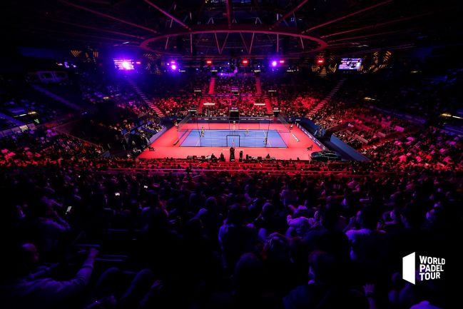 Una panorámica del Master Final 2021 en el Madrid Arena de World Padel Tour.