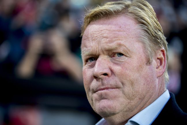 Koeman, durante un partido.