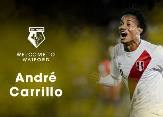 Oficial: André Carrillo se va cedido al Watford